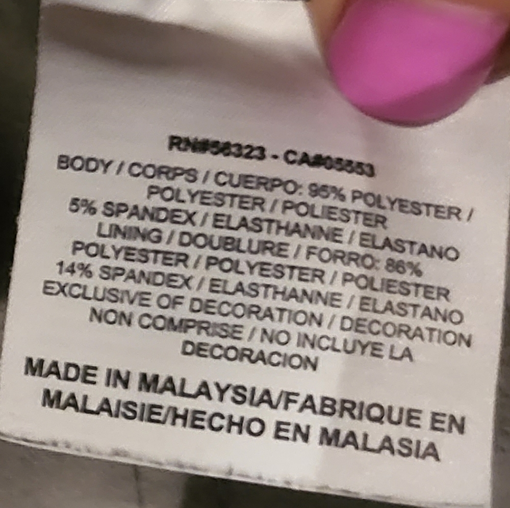 Nike Sporty Skort DriFit Golf Skirt Size 8 Medium +Champion dri fit training bra - Picture 6 of 6